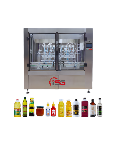 Liquid filling machines suitable for different viscosity levels